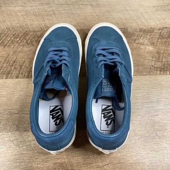 VANS OG Epoch LX Vault Suede Nubuck Blue Fusion Skate Shoe Mens 7 Womens 8.5 NEW - Picture 6 of 10